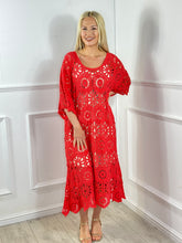Load image into Gallery viewer, Paige Crochet Dress