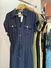 Load image into Gallery viewer, Millie Gold Button Jumpsuit