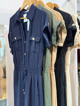 Load image into Gallery viewer, Millie Gold Button Jumpsuit