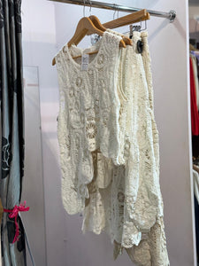 Annie Crochet Skirt Suit