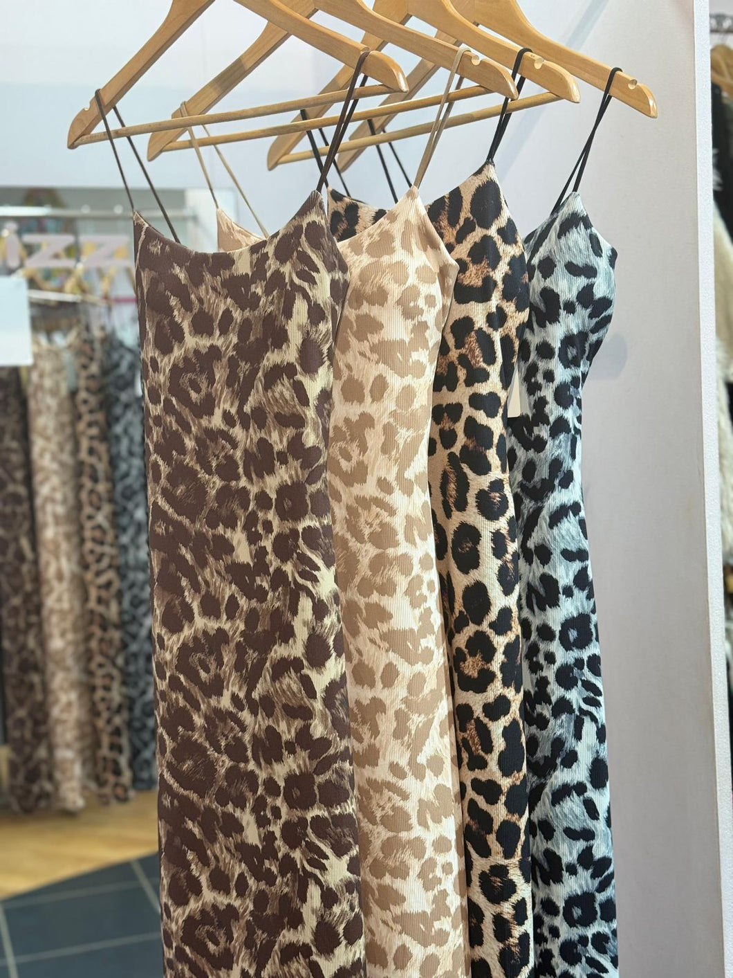 Kate Leopard Midi Dress