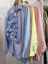 Load image into Gallery viewer, Rachel Ruffle Stripe Shirt
