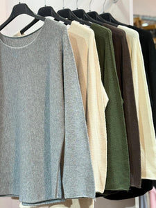 Plain Long Sleeve Jumper