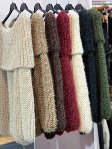 Angora Chunky Bardot Jumper