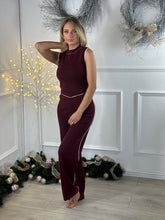 Load image into Gallery viewer, Sadie Crop Contrast Suit
