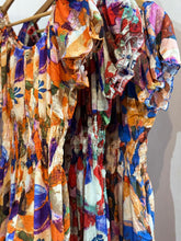 Load image into Gallery viewer, Wooden Button Midi Dress (Bloom)
