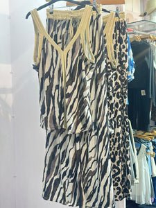 Zig Zag Lurex Trouser Suit