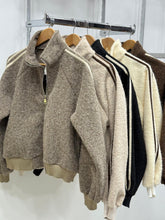 Load image into Gallery viewer, Adia Stripe Zip Jacket
