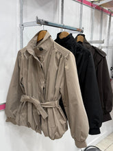 Load image into Gallery viewer, Puff Ball Belted Jacket
