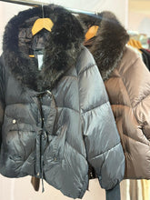 Load image into Gallery viewer, Sheena Faux Fur Bubble Jacket
