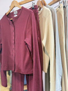 Bobbie Button Rib Suit