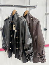 Load image into Gallery viewer, Meg Pu Military Rouche Sleeve Jacket
