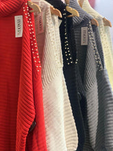 Load image into Gallery viewer, Pearl Cold Shoulder Jumper
