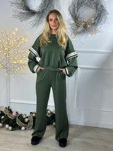 Load image into Gallery viewer, Flare Stripe Sleeve Suit
