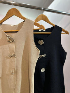 Flower Bow Waistcoat