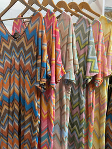 Kaz Zig Zag Bow Dress