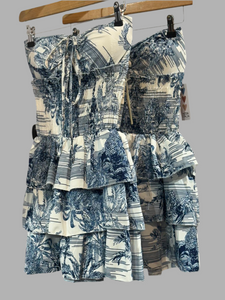 Didi Sketch Halter Dress