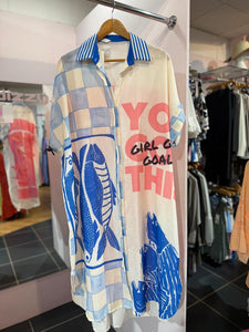 Porsha Maxi Shirt Dress