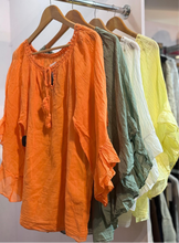 Load image into Gallery viewer, Wendy Cheesecloth Tassel Tunic

