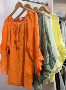 Wendy Cheesecloth Tassel Tunic