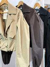 Load image into Gallery viewer, Crop Trench Jacket
