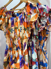 Load image into Gallery viewer, Wooden Button Midi Dress (Bloom)
