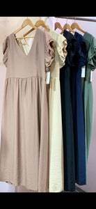 Dora ~ Button Back Maxi