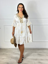 Load image into Gallery viewer, Sherrie Gold Detail Dress

