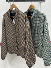 Load image into Gallery viewer, Grady Check Bomber Jacket
