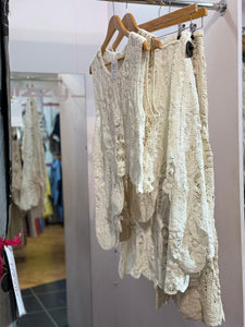 Annie Crochet Skirt Suit