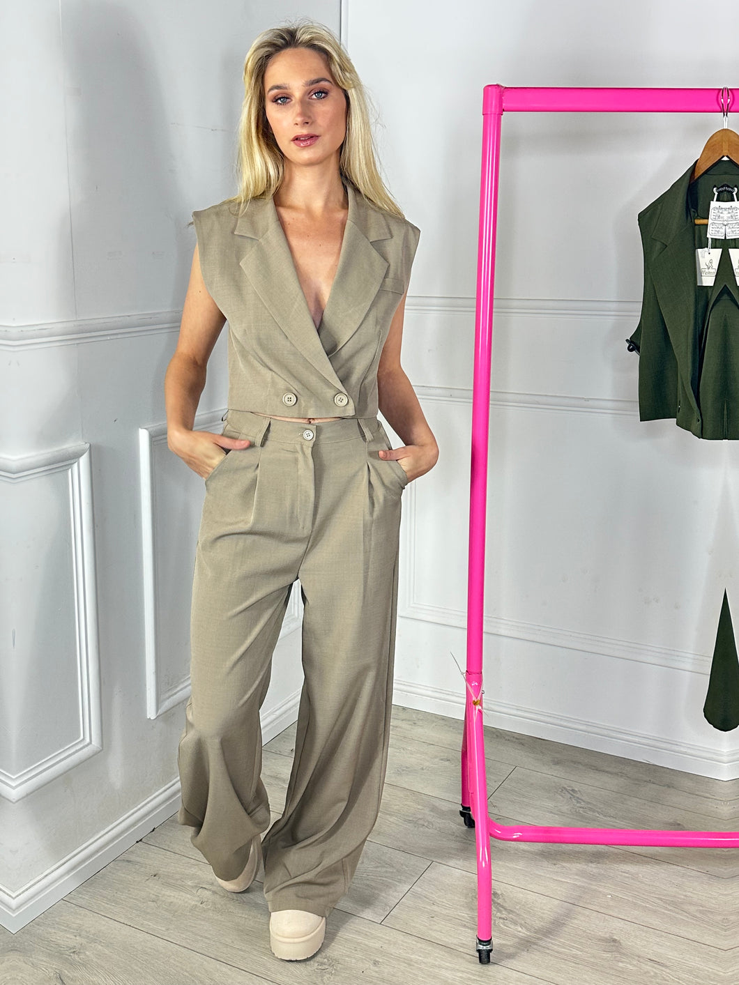 City ~ Plain Trouser Suit