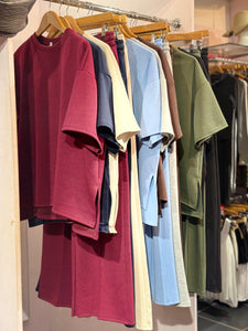 Shelley Scuba 1/2 Sleeve Pant Suit