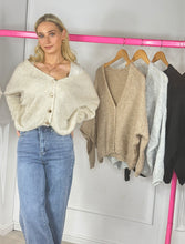 Load image into Gallery viewer, Kirsty ~ Gold Button Cardi
