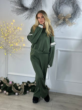 Load image into Gallery viewer, Flare Stripe Sleeve Suit
