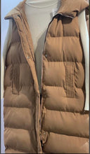 Load image into Gallery viewer, Quilted Zip Hooded Long Gilet
