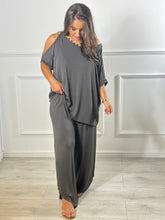 Load image into Gallery viewer, Judy Jersey Cold  Shoulder Suit

