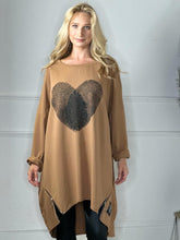 Load image into Gallery viewer, Meg Zip Heart Sweatshirt
