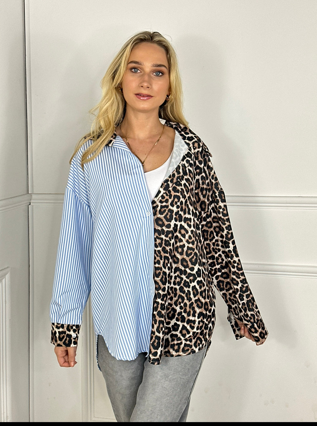 Stripey Leopard ~ Shirt