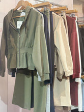 Load image into Gallery viewer, Peplum Hooded Suit
