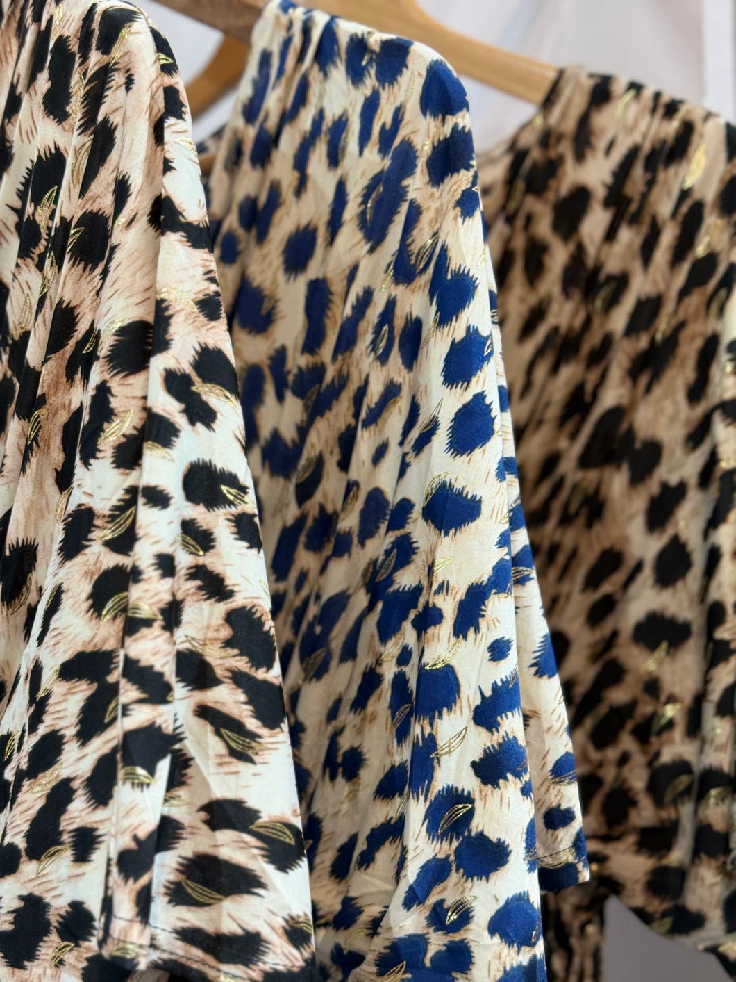 Slinky Midi Dress (Leopard)