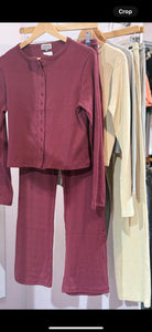 Bobbie Button Rib Suit