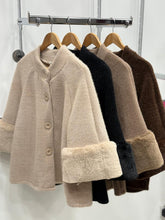 Load image into Gallery viewer, Bessie Faux Fur Trim Jacket
