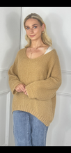 Load image into Gallery viewer, Thelma ~ V Neck Seam Jumper
