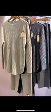 Load image into Gallery viewer, Twist Cable Soft Knit Suit
