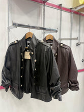 Load image into Gallery viewer, Meg Pu Military Rouche Sleeve Jacket
