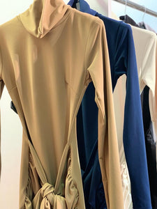 Drape Belt Dress