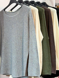 Plain Long Sleeve Jumper