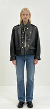 Load image into Gallery viewer, Meg Pu Military Rouche Sleeve Jacket
