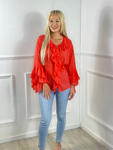 Load image into Gallery viewer, Abbie Frill Front Tunic
