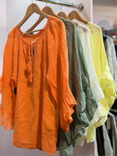 Load image into Gallery viewer, Wendy Cheesecloth Tassel Tunic
